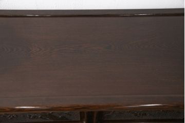 和製ヴィンテージ　鉄刀木(タガヤサン)　レア品!6尺サイズが珍しい、高級感たっぷりの飾り棚(定価約150万円)(収納棚、飾り棚、茶棚、ビンテージ)(R-050487)