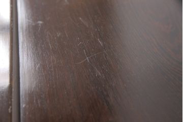 和製ヴィンテージ　鉄刀木(タガヤサン)　レア品!6尺サイズが珍しい、高級感たっぷりの飾り棚(定価約150万円)(収納棚、飾り棚、茶棚、ビンテージ)(R-050487)