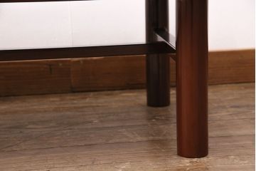 和製ヴィンテージ　国産　漆塗り　ツートーンが目を引く和モダンにおすすめのセンターテーブル(座卓、ローテーブル、ビンテージ)(R-050498)