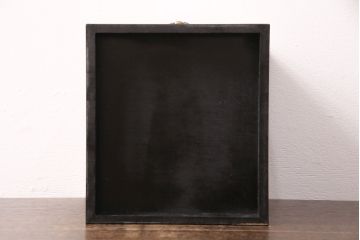 中古　美品　伝統工芸　輪島塗り　凝ったデザインの引手金具と品のある花の絵柄が魅力の小引き出し(チェスト、小物収納、卓上収納)(定価約20万円)(R-050511)