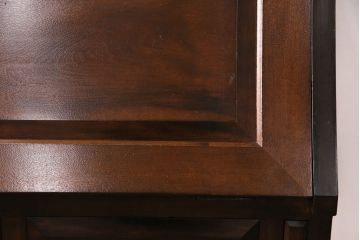 中古　松本民芸家具　洗練された佇まいが上品な印象を醸し出すライティングビューロー(ワークデスク、机、在宅ワーク、在宅用引き出し)(R-050520)