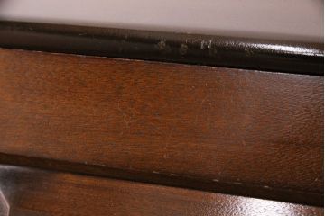 中古　松本民芸家具　洗練された佇まいが上品な印象を醸し出すライティングビューロー(ワークデスク、机、在宅ワーク、在宅用引き出し)(R-050520)