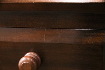 中古　松本民芸家具　洗練された佇まいが上品な印象を醸し出すライティングビューロー(ワークデスク、机、在宅ワーク、在宅用引き出し)(R-050520)