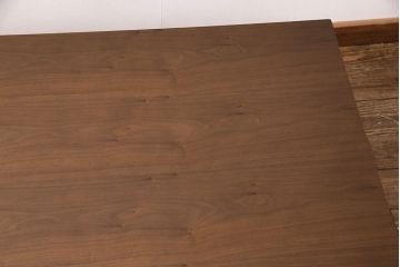 中古　美品　IDEE(イデー)　2016モデル　De-foe(デフォー)　ウォールナット材　引き出し付きが嬉しい!シンプルでモダンなデザインがおしゃれなスクエアローテーブル(定価17万6千円)(センターテーブル)(R-050521)
