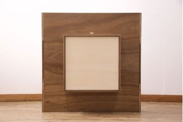 中古　美品　IDEE(イデー)　2016モデル　De-foe(デフォー)　ウォールナット材　引き出し付きが嬉しい!シンプルでモダンなデザインがおしゃれなスクエアローテーブル(定価17万6千円)(センターテーブル)(R-050521)