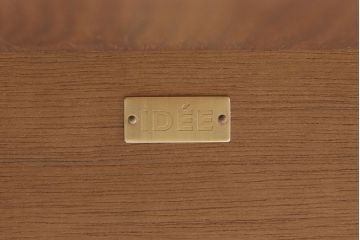 中古　美品　IDEE(イデー)　2016モデル　De-foe(デフォー)　ウォールナット材　引き出し付きが嬉しい!シンプルでモダンなデザインがおしゃれなスクエアローテーブル(定価17万6千円)(センターテーブル)(R-050521)