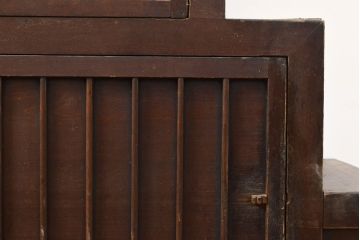 和製アンティーク　明治期　ヒノキ材　深みのある色合いが魅力の階段箪笥(時代箪笥、収納
棚)(R-050542)