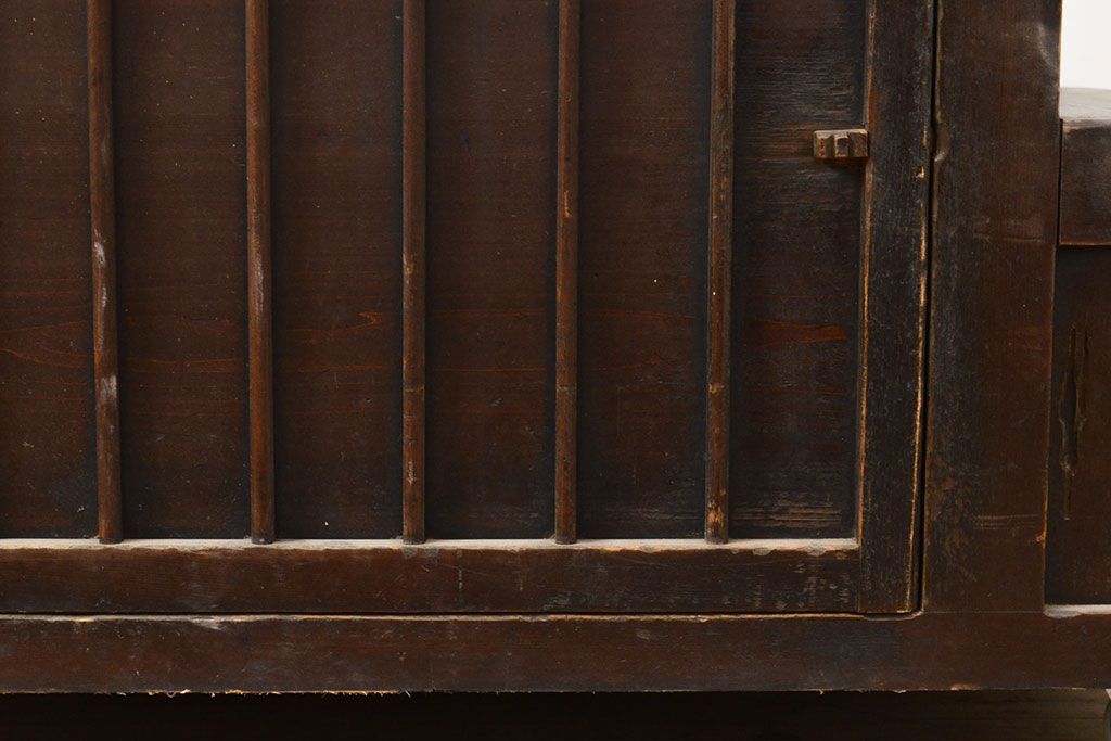 和製アンティーク　明治期　ヒノキ材　深みのある色合いが魅力の階段箪笥(時代箪笥、収納
棚)(R-050542)