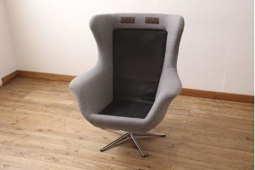 ヴィンテージ家具　北欧家具　デンマーク　くつろぎの時間をより上質にしてくれる1人掛けイージーチェア(一人掛けソファ、1Pソファ、アームチェア)(R-050549)