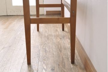 ビンテージ家具　北欧ヴィンテージ　チーク材　フタ付きが珍しく機能的なデスク(机、在宅ワーク、在宅用サイドテーブル)(R-050555)