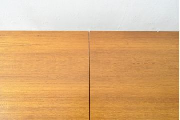 ビンテージ家具　北欧ヴィンテージ　チーク材　フタ付きが珍しく機能的なデスク(机、在宅ワーク、在宅用サイドテーブル)(R-050555)
