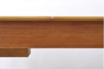 ビンテージ家具　北欧ヴィンテージ　チーク材　フタ付きが珍しく機能的なデスク(机、在宅ワーク、在宅用サイドテーブル)(R-050555)