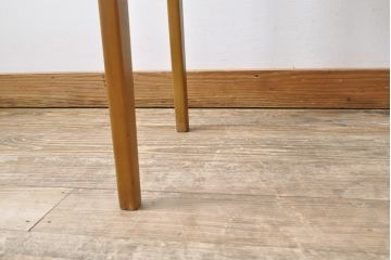 ビンテージ家具　北欧ヴィンテージ　チーク材　フタ付きが珍しく機能的なデスク(机、在宅ワーク、在宅用サイドテーブル)(R-050555)