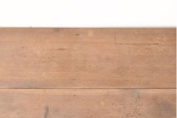和製アンティーク　ヒノキ材　木の素朴な温かみが感じられる特大折り畳みテーブル(座卓、ちゃぶ台)(R-050557)