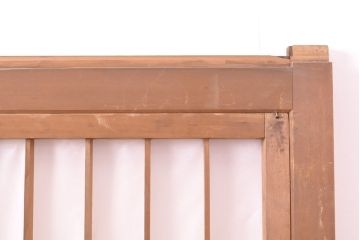 アンティーク建具　シンプルなデザインの障子入り引き戸1枚(板戸、障子戸、建具)(R-050558)