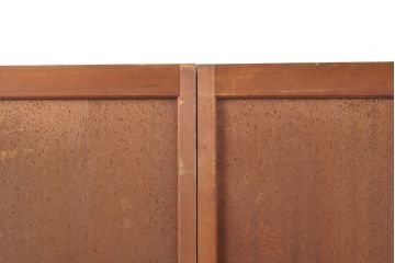 アンティーク建具　総杉材　柾目が上品な折れ戸(扉、ドア、建具)(R-050559)
