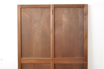 アンティーク建具　総杉材　柾目が上品な折れ戸(扉、ドア、建具)(R-050559)