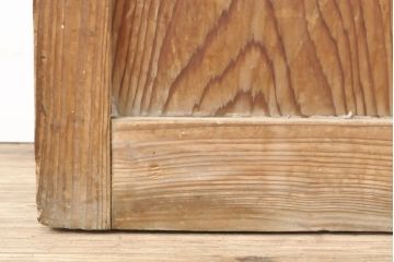 アンティーク建具　個性的なデザインが目を引くガラス戸1枚(引き戸、建具)(R-050560)