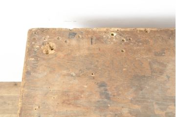 和製アンティーク　昭和レトロ　懐かしい雰囲気を醸し出すカウンターテーブル(作業台、デスク、在宅ワーク、在宅用)(R-050562)
