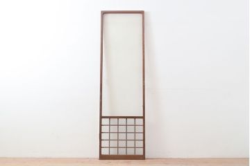 アンティーク建具　すらっとした佇まいが上品なガラス扉(ドア、建具)(R-050565)