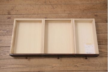 中古　北海道民芸家具　落ち着いた色合いがシックな雰囲気を漂わせる文机(片袖机、在宅ワーク、在宅用デスク)(R-050570)