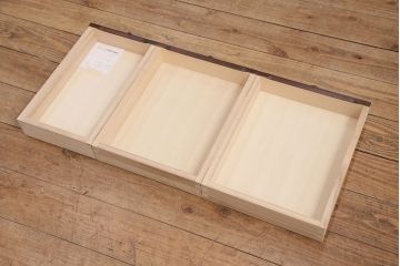 中古　北海道民芸家具　落ち着いた色合いがシックな雰囲気を漂わせる文机(片袖机、在宅ワーク、在宅用デスク)(R-050570)