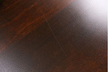 中古　北海道民芸家具　落ち着いた色合いがシックな雰囲気を漂わせる文机(片袖机、在宅ワーク、在宅用デスク)(R-050570)