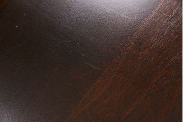 中古　北海道民芸家具　落ち着いた色合いがシックな雰囲気を漂わせる文机(片袖机、在宅ワーク、在宅用デスク)(R-050570)
