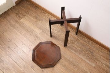 中古　星野民芸家具(星野民藝)　大人の落ち着きある空間づくりにおすすめなセンターテーブル(コーヒーテーブル、オケージョナルテーブル、サイドテーブル)(R-050587)