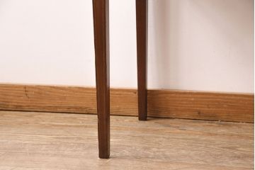 イギリスアンティーク　マホガニー材　象嵌入り　上品なデザインが魅力のライティングビューロー(簿記机、在宅ワーク、在宅用デスク)(R-050590)