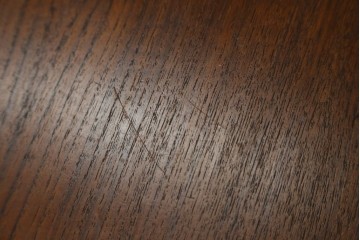 北欧ヴィンテージ　北欧家具　チーク材　キャスター付き　合皮製のソフトな引き出しが付いた、モダンな雰囲気を醸しだすオケージョナルテーブル　(R-050604)