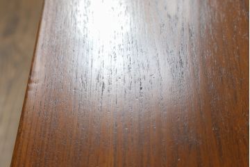 北欧ヴィンテージ　シンプルでスタイリッシュなチーク材製のセンターテーブル(リビングテーブル、コーヒーテーブル、ビンテージ)(R-050609)