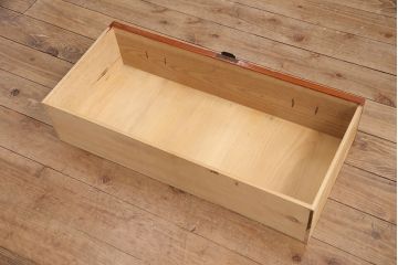 和製アンティーク　明治期　湘城　妻一離?作　日本の美が感じられる、牡丹図が美しい時代戸棚(板絵、湖城、収納棚、時代箪笥)(R-050623)