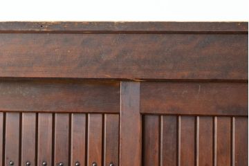 和製アンティーク　ケヤキ材・前面ヒノキ材　和の情緒たっぷりの空間づくりが叶う四尺水屋箪笥(重ね箪笥、食器棚、収納棚、キャビネット)(R-050644)