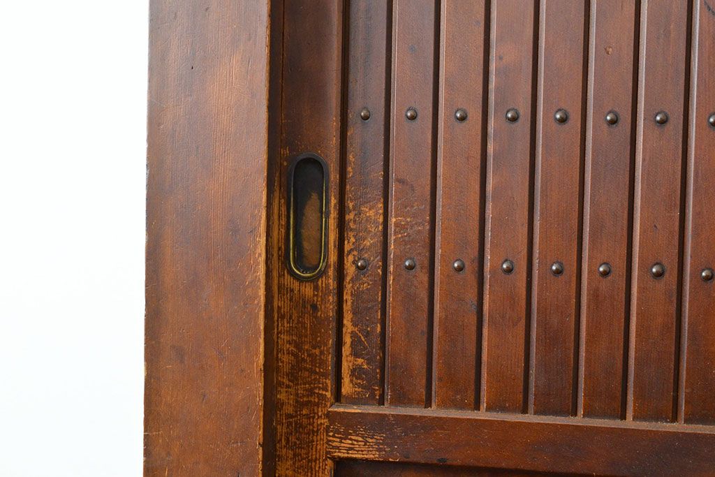 和製アンティーク　ケヤキ材・前面ヒノキ材　和の情緒たっぷりの空間づくりが叶う四尺水屋箪笥(重ね箪笥、食器棚、収納棚、キャビネット)(R-050644)