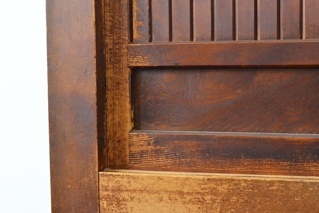 和製アンティーク　ケヤキ材・前面ヒノキ材　和の情緒たっぷりの空間づくりが叶う四尺水屋箪笥(重ね箪笥、食器棚、収納棚、キャビネット)(R-050644)