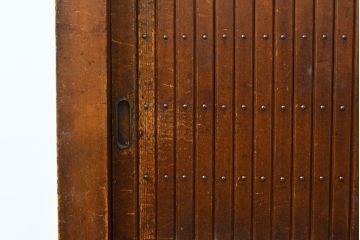 和製アンティーク　ケヤキ材・前面ヒノキ材　和の情緒たっぷりの空間づくりが叶う四尺水屋箪笥(重ね箪笥、食器棚、収納棚、キャビネット)(R-050644)