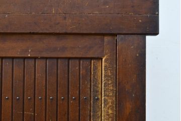 和製アンティーク　ケヤキ材・前面ヒノキ材　和の情緒漂う空間づくりが叶う四尺水屋箪笥サイドボード(食器棚、収納棚、キャビネット)(R-050646)