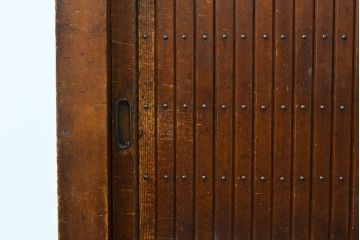 和製アンティーク　ケヤキ材・前面ヒノキ材　和の情緒漂う空間づくりが叶う四尺水屋箪笥サイドボード(食器棚、収納棚、キャビネット)(R-050646)