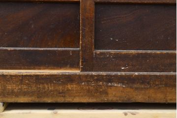 和製アンティーク　ケヤキ材・前面ヒノキ材　和の情緒漂う空間づくりが叶う四尺水屋箪笥サイドボード(食器棚、収納棚、キャビネット)(R-050646)