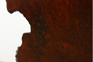 中古　花梨(カリン)材鳥眼杢　空間のアクセントになる迫力のある衝立　定価約38万円　(R-050661)