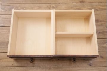 中古　民芸家具　落ち着きのある空間づくりに活躍する蝦夷民芸のサイドボード(収納棚、戸棚、キャビネット)(R-050665)