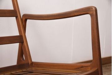 ヴィンテージ家具　北欧　デンマーク　FRANCE&SON(フランス&サン)　ole wanscher(オーレ・ヴァンシャー)　希少なロッキングチェア(アームチェア、アームソファ、ビンテージ)(R-050669)