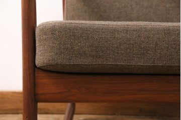 ヴィンテージ家具　北欧　デンマーク　FRANCE&SON(フランス&サン)　ole wanscher(オーレ・ヴァンシャー)　希少なロッキングチェア(アームチェア、アームソファ、ビンテージ)(R-050669)