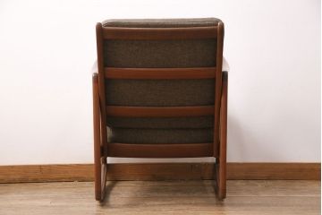 ヴィンテージ家具　北欧　デンマーク　FRANCE&SON(フランス&サン)　ole wanscher(オーレ・ヴァンシャー)　希少なロッキングチェア(アームチェア、アームソファ、ビンテージ)(R-050669)