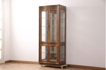 中古　DREXEL HERITAGE(ドレクセルヘリテイジ)　Grand Villa(グランドヴィラ)　キュリオユニット(キュリオケース、キャビネット、飾り棚、陳列棚)(R-050671)