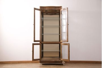 中古　DREXEL HERITAGE(ドレクセルヘリテイジ)　Grand Villa(グランドヴィラ)　キュリオユニット(キュリオケース、キャビネット、飾り棚、陳列棚)(R-050671)