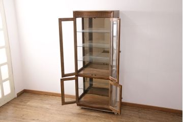 中古　DREXEL HERITAGE(ドレクセルヘリテイジ)　Grand Villa(グランドヴィラ)　キュリオユニット(キュリオケース、キャビネット、飾り棚、陳列棚)(R-050671)