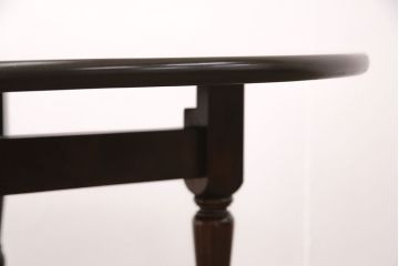 中古　松本民芸家具　落ち着いた大人空間におすすめのT.R.ゲートレッグテーブル(バタフライテーブル)(定価約31万9千円)(R-050675)