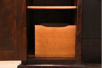 中古　北海道民芸家具　落ち着きのある大人の空間を演出するドレッサー(鏡台)(R-050676)